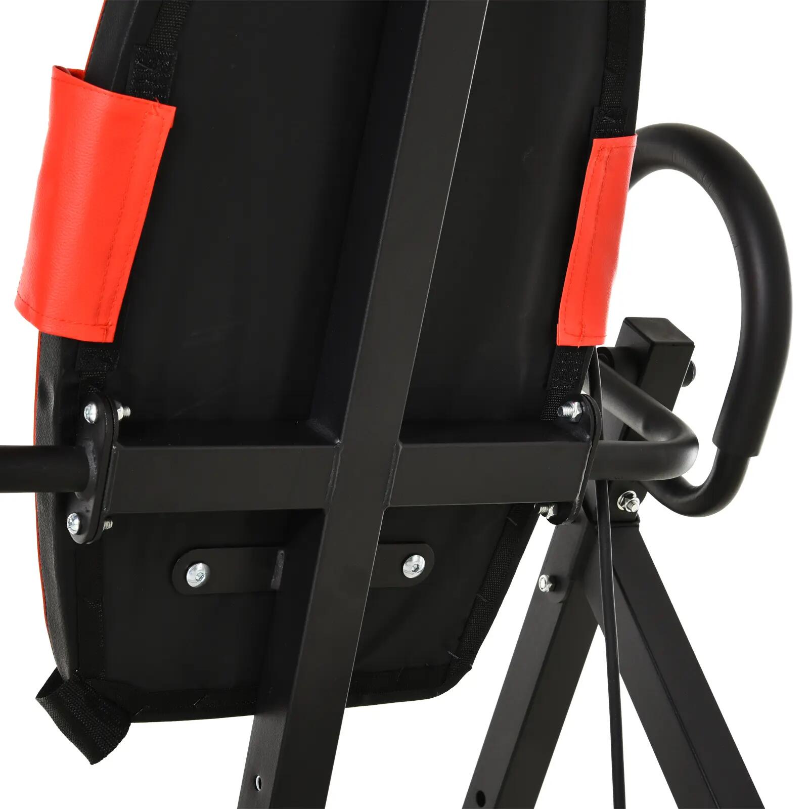 Tabla de Inversión HOMCOM 79x114x153 cm Negro, Rojo 4/7