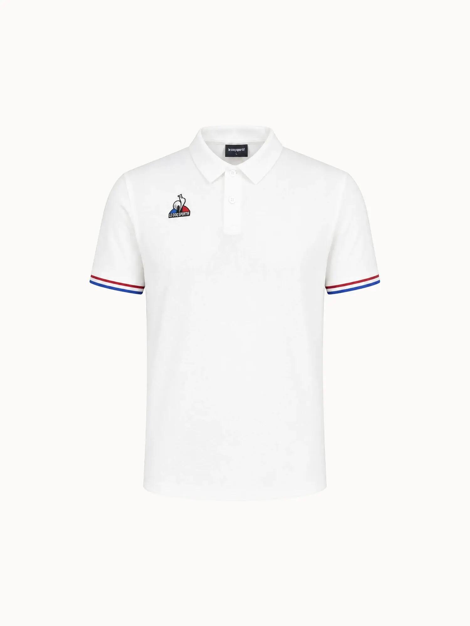 Polo avec détails tricolores 2/5