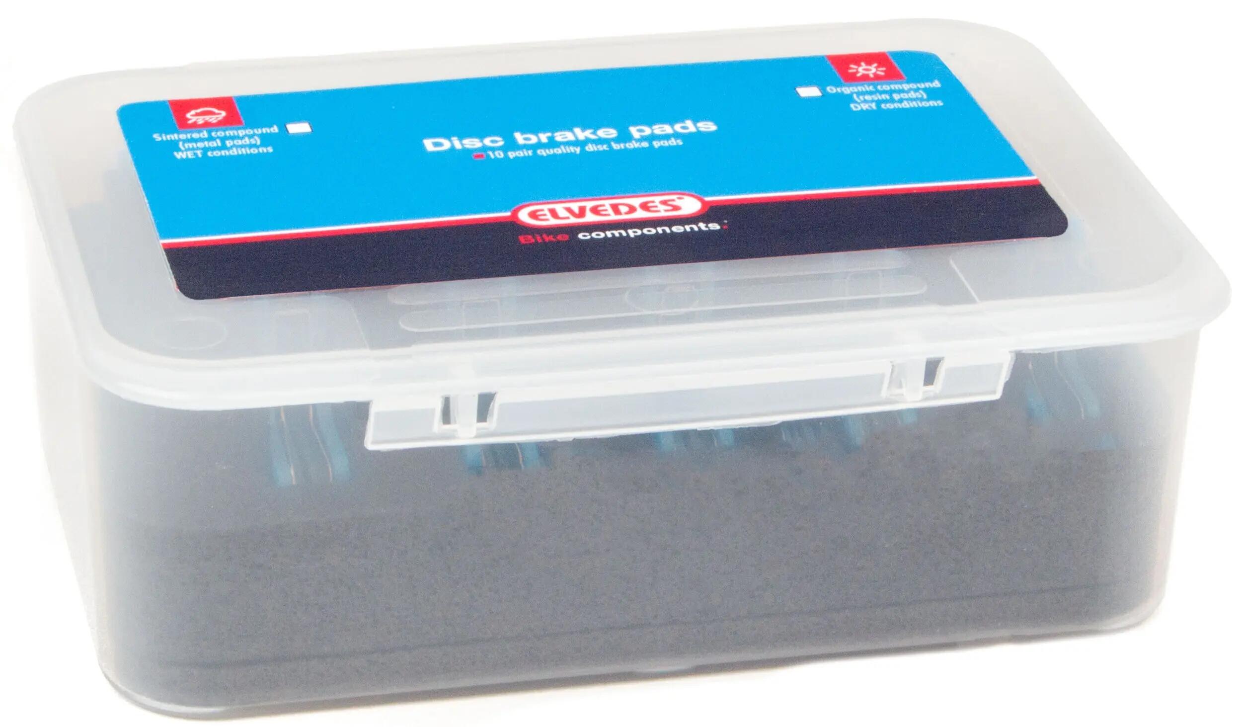 Par de 10 pastillas de freno orgánicas para bicicleta Elvedes SRAM Red Road 2/3