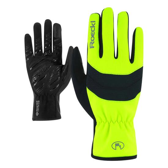 Fahrradhandschuhe wärmend atmungsaktiv reflektierend Unisex - Raiano