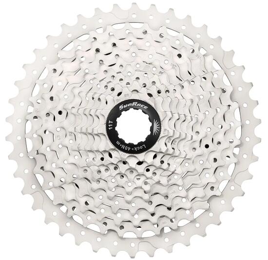 Cassette Sunrace 10 Vitesses CS-MS3 11-46T Argent