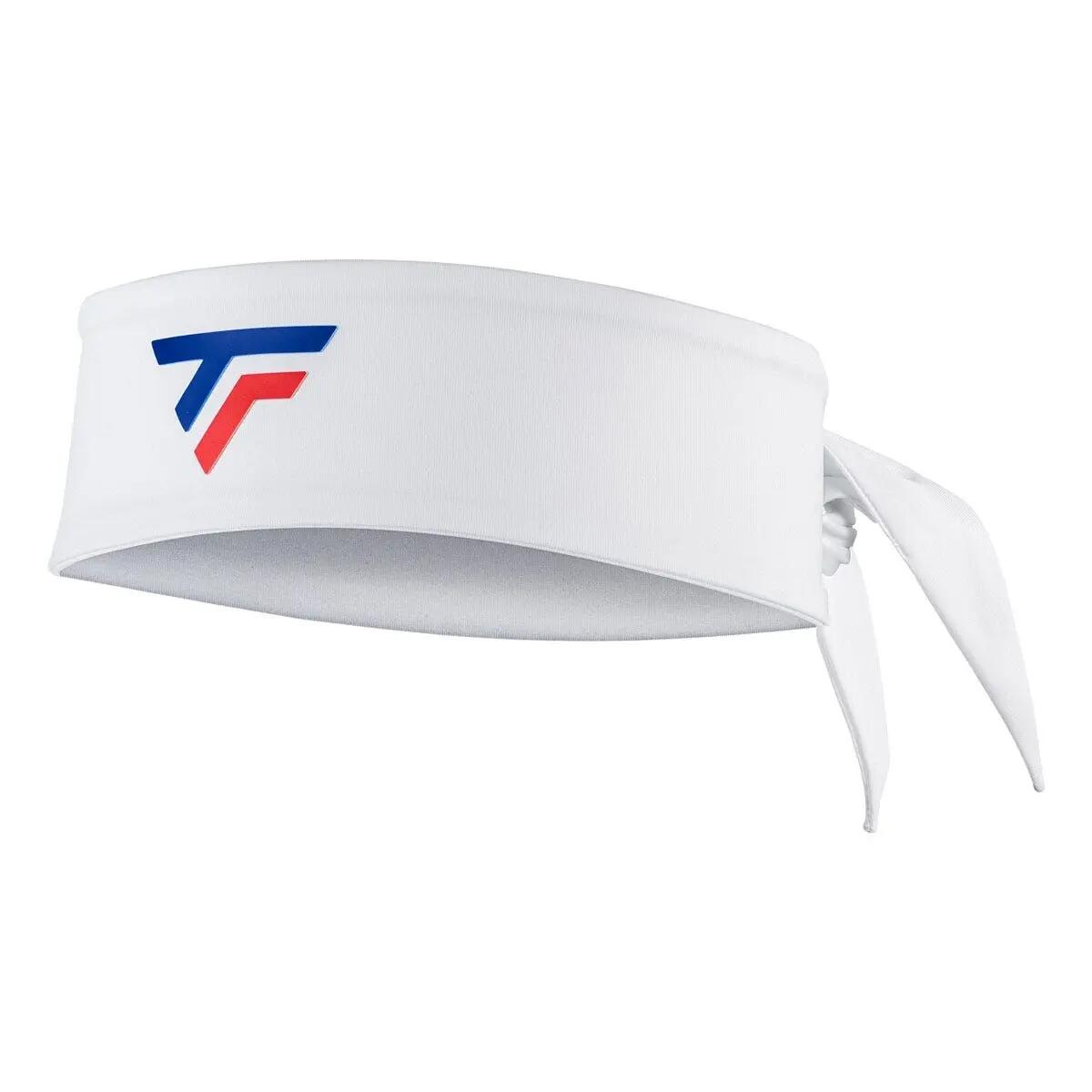 Weisses Tecnifibre Haarband 55headtie9 1/5