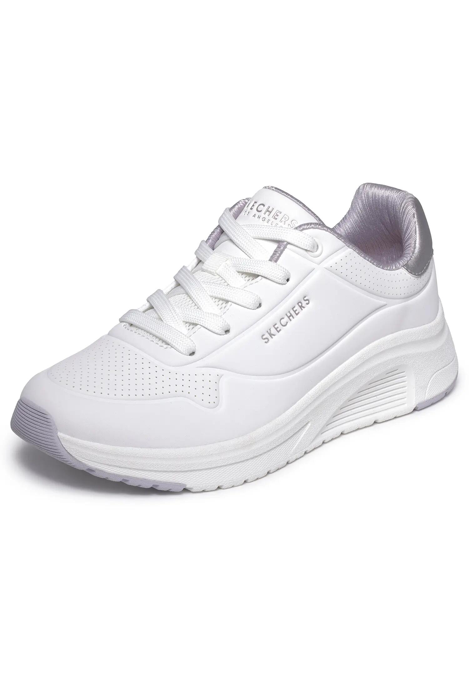 Zapatillas Donna Skechers Uno Lite 2 Bianco 2/5