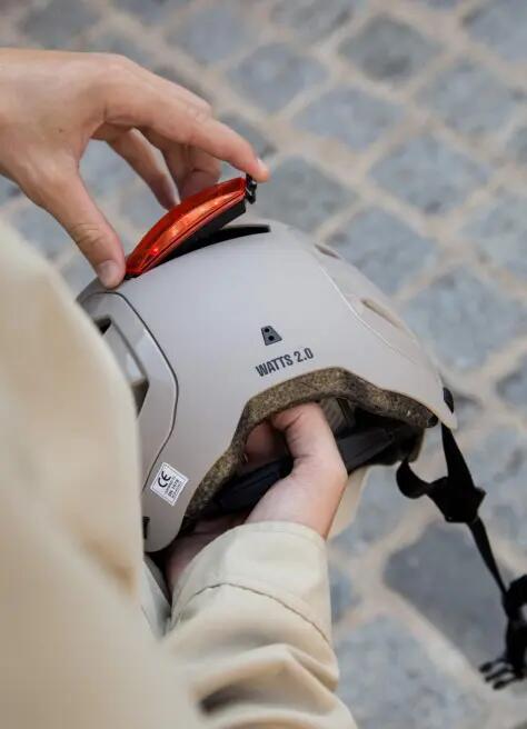 Lampe Vélo Arrière Pour Casque Bern 3/3