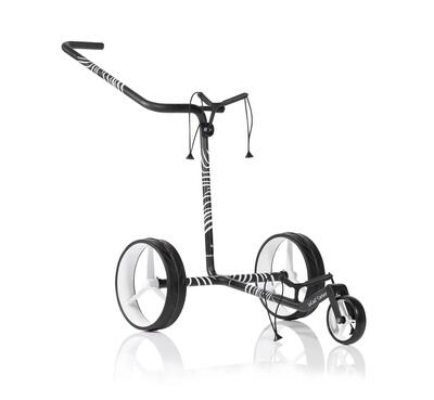 Handmatige golftrolley met 3 wielen jucad carbon zèbre 3k