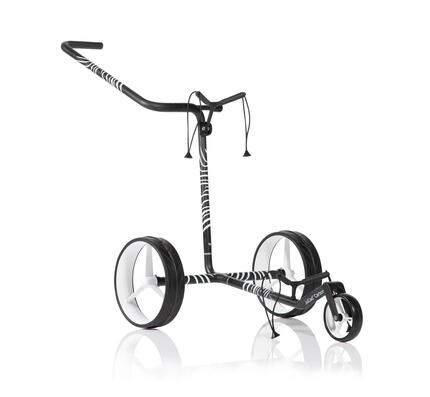 Chariot manuel de golf 3 roues JuCad Carbon Zèbre 3K