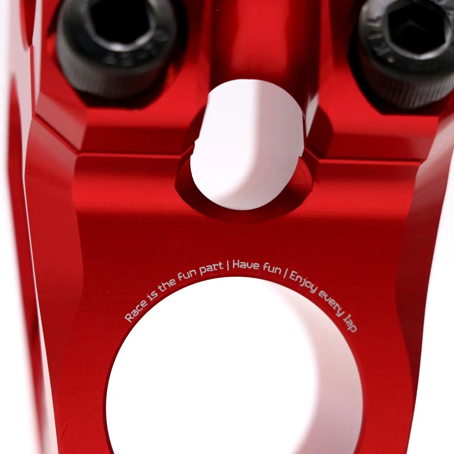 Avanço Pride Cayman V2 Ø22.2mm - Vermelho 3/4