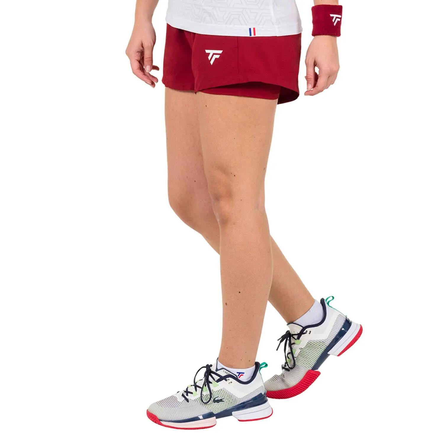SHORT TECNIFIBRE TEAM CARDINAL 23WSHOCR3 MUJER XS 1/3
