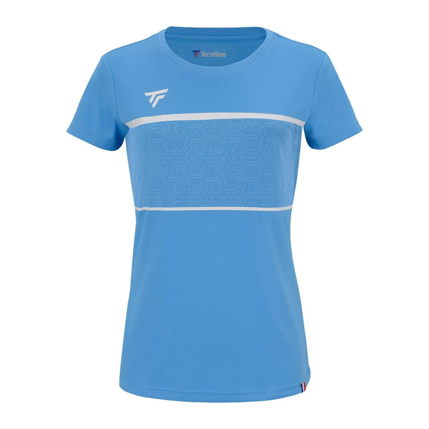 CAMISETA TECNIFIBRE TEAM TECH AZUR 22WTETAZ3 MUJER XS 2/7