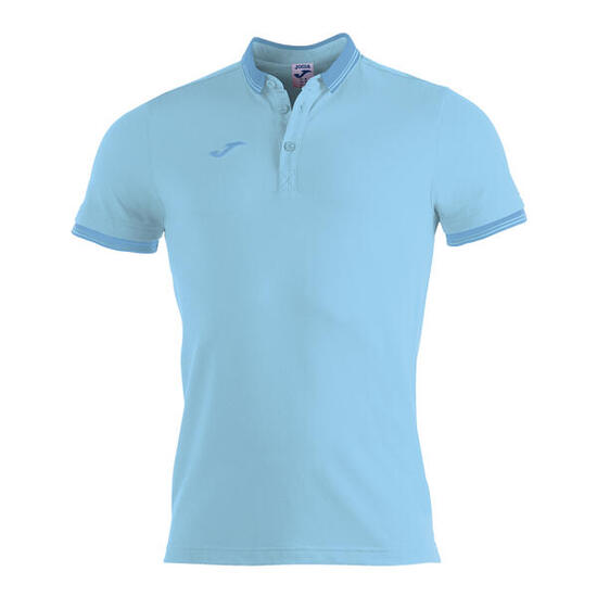 Polo Manches Courtes Enfants Joma Bali II Bleu Ciel