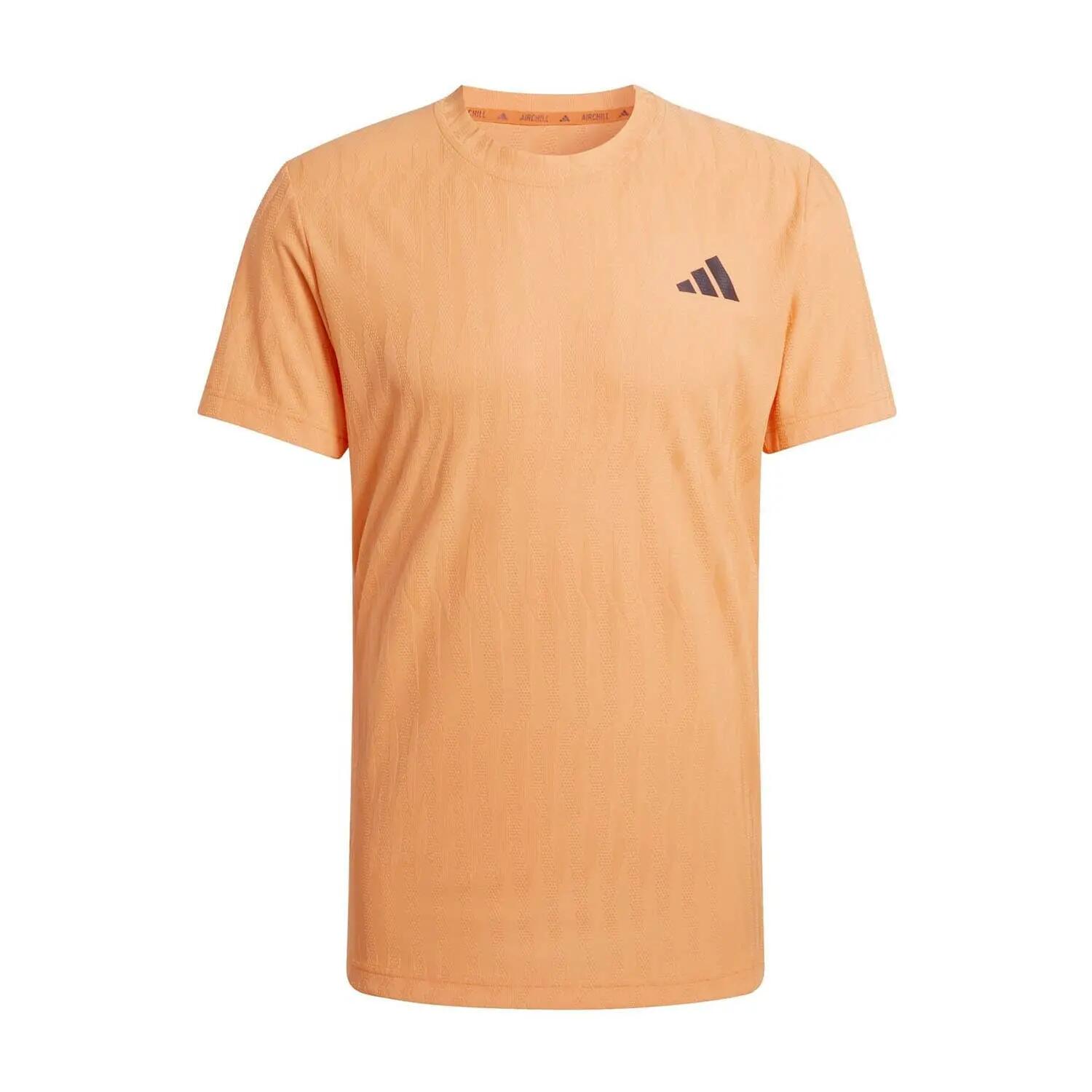 T-shirt - Tennis - Uomo - Slim Climacool+ Airchill Freelift - Arancione 4/5