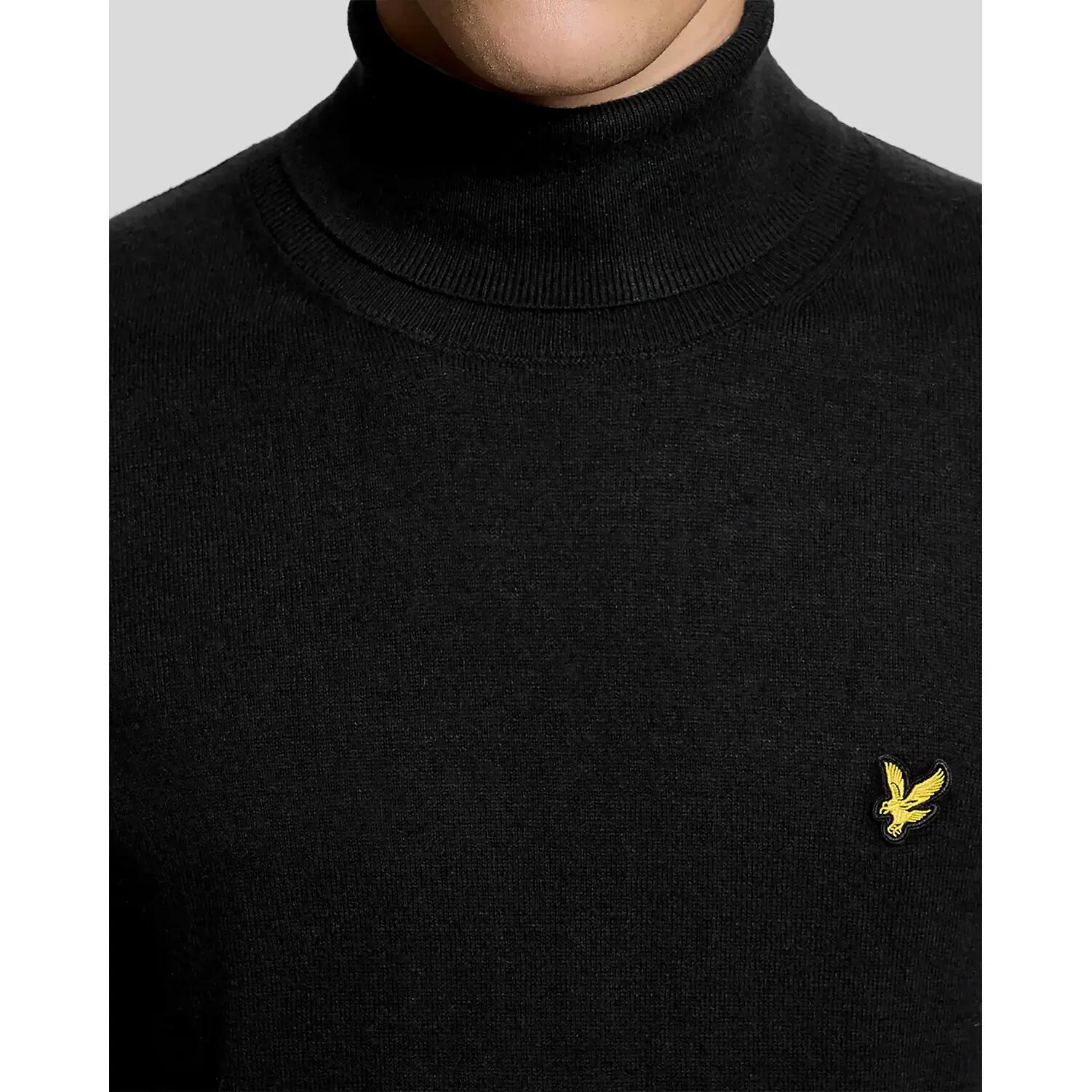 Rollkragenpullover aus Merino-Baumwolle Lyle & Scott 6/7