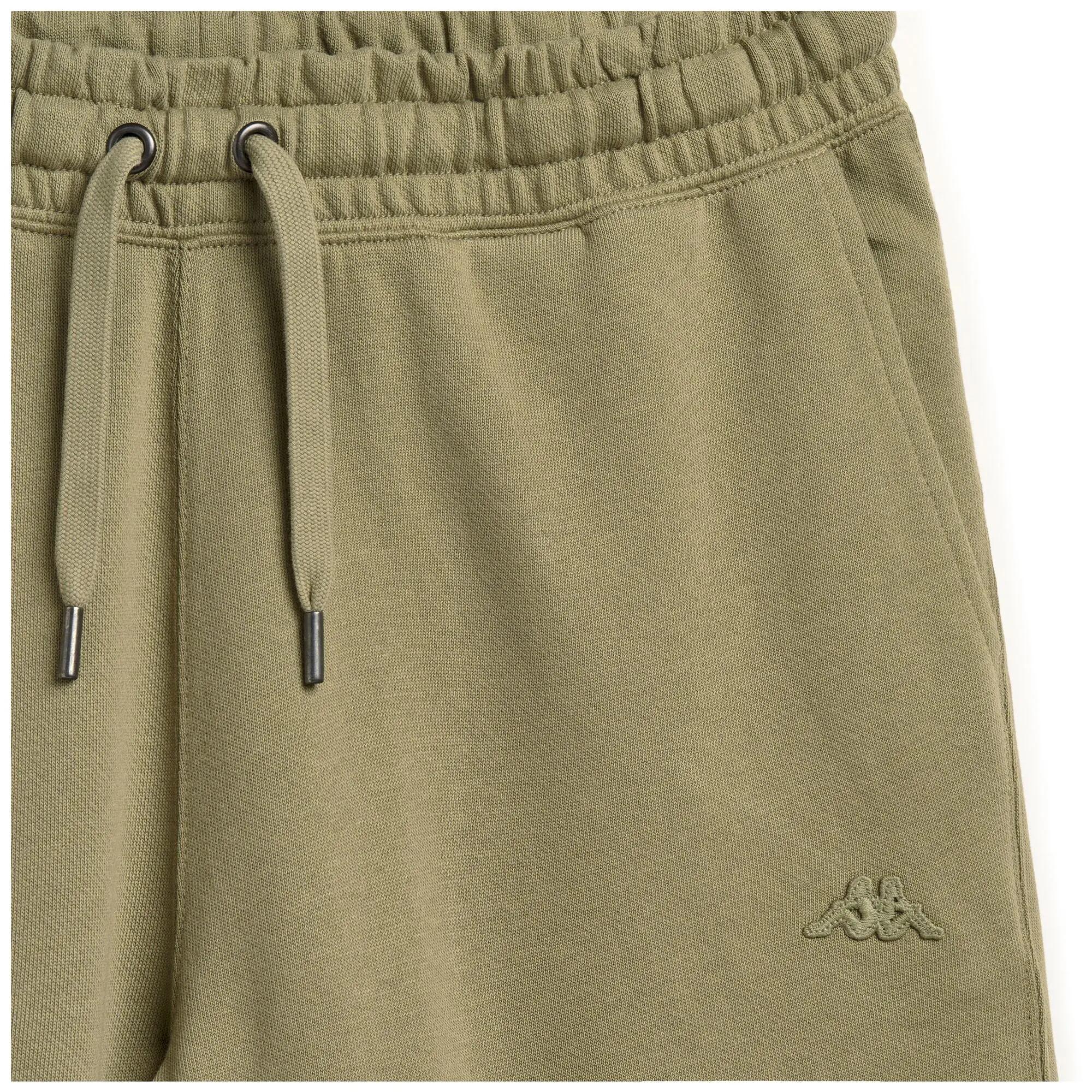 Pantaloncini sportivi da uomo in cotone verde da lifestyle 3/3