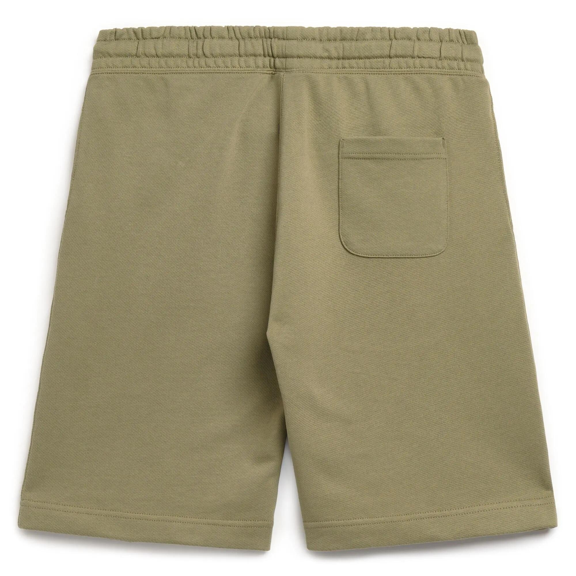 Pantaloncini sportivi da uomo in cotone verde da lifestyle 2/3