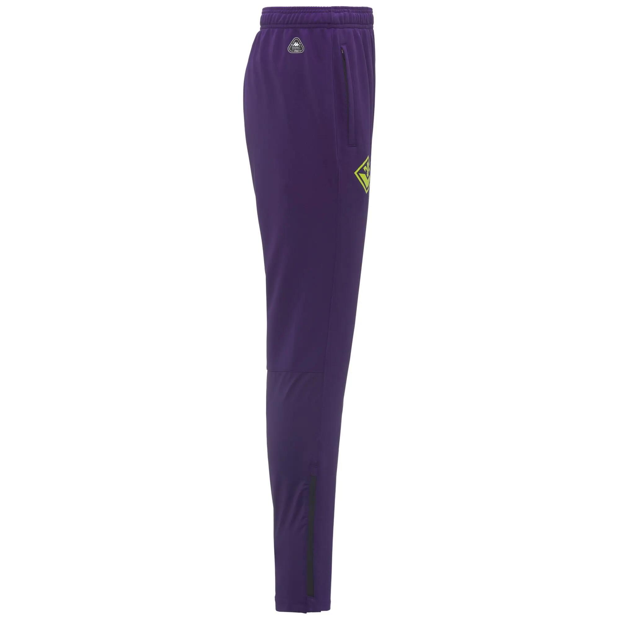 Pantalon de survêtement pour homme violet pour football 2/3