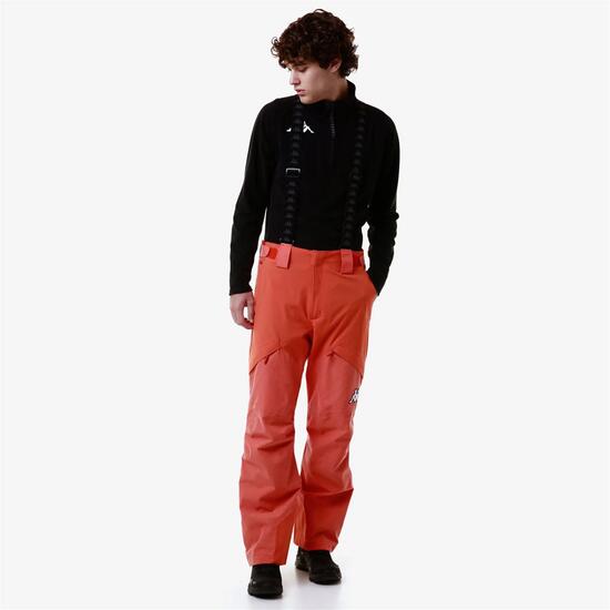 Pantalon de survêtement pour homme orange pour ski