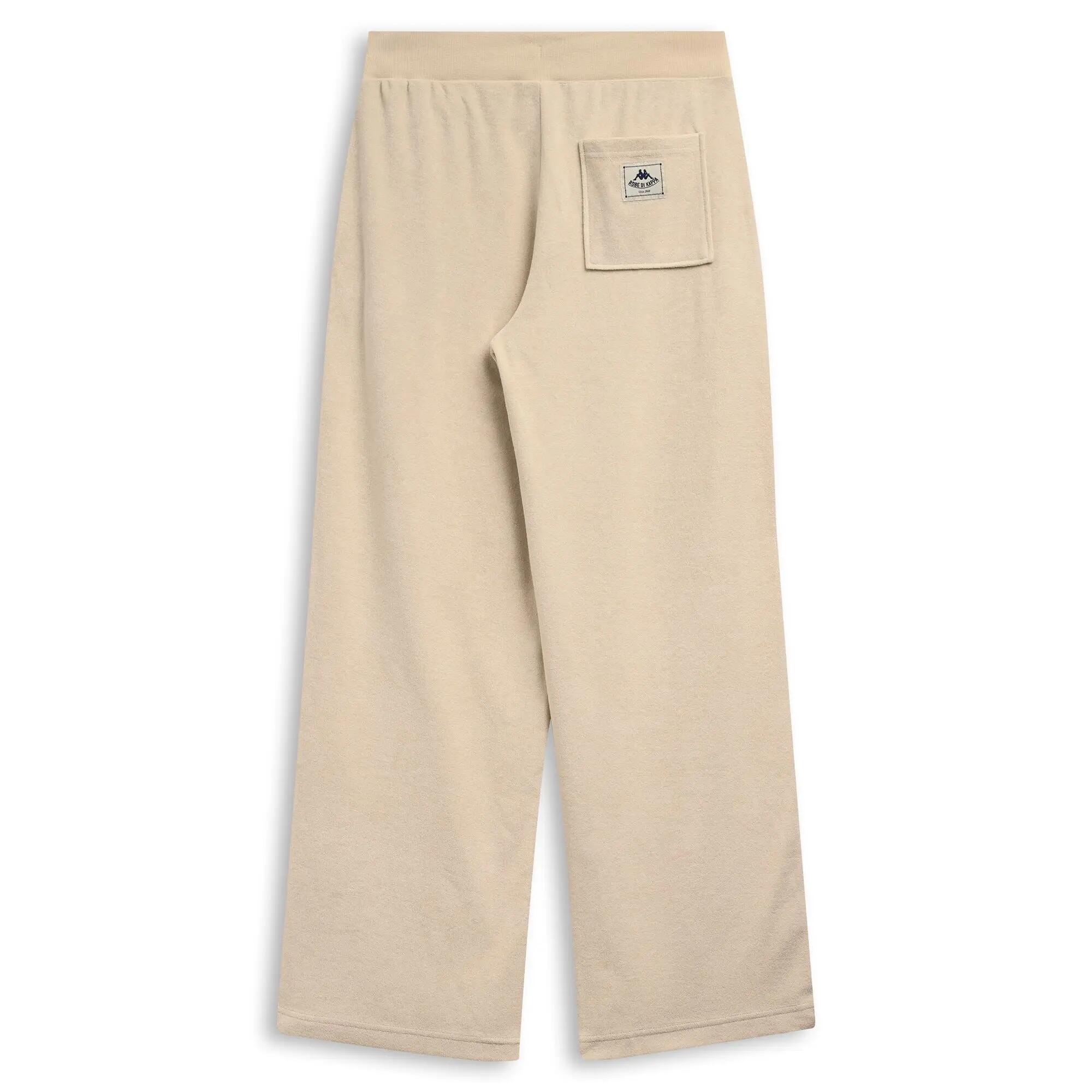 Pantaloni tuta da donna in cotone grigio da casual 2/3