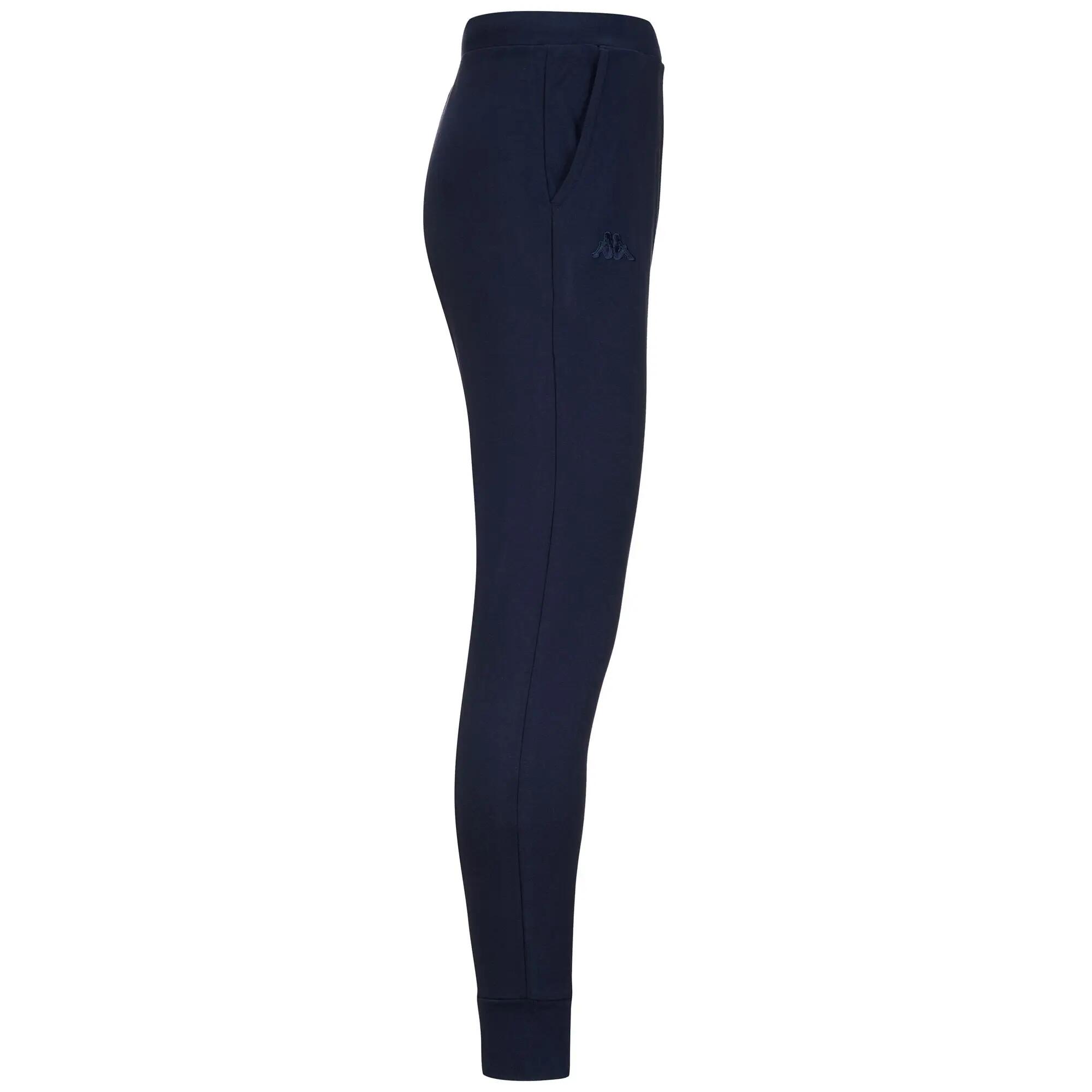 Pantaloni tuta da uomo in cotone blu da sportivo 2/4