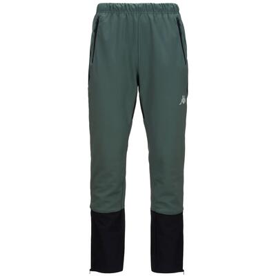 Pantaloni tuta da uomo in poliestere nero da outdoor