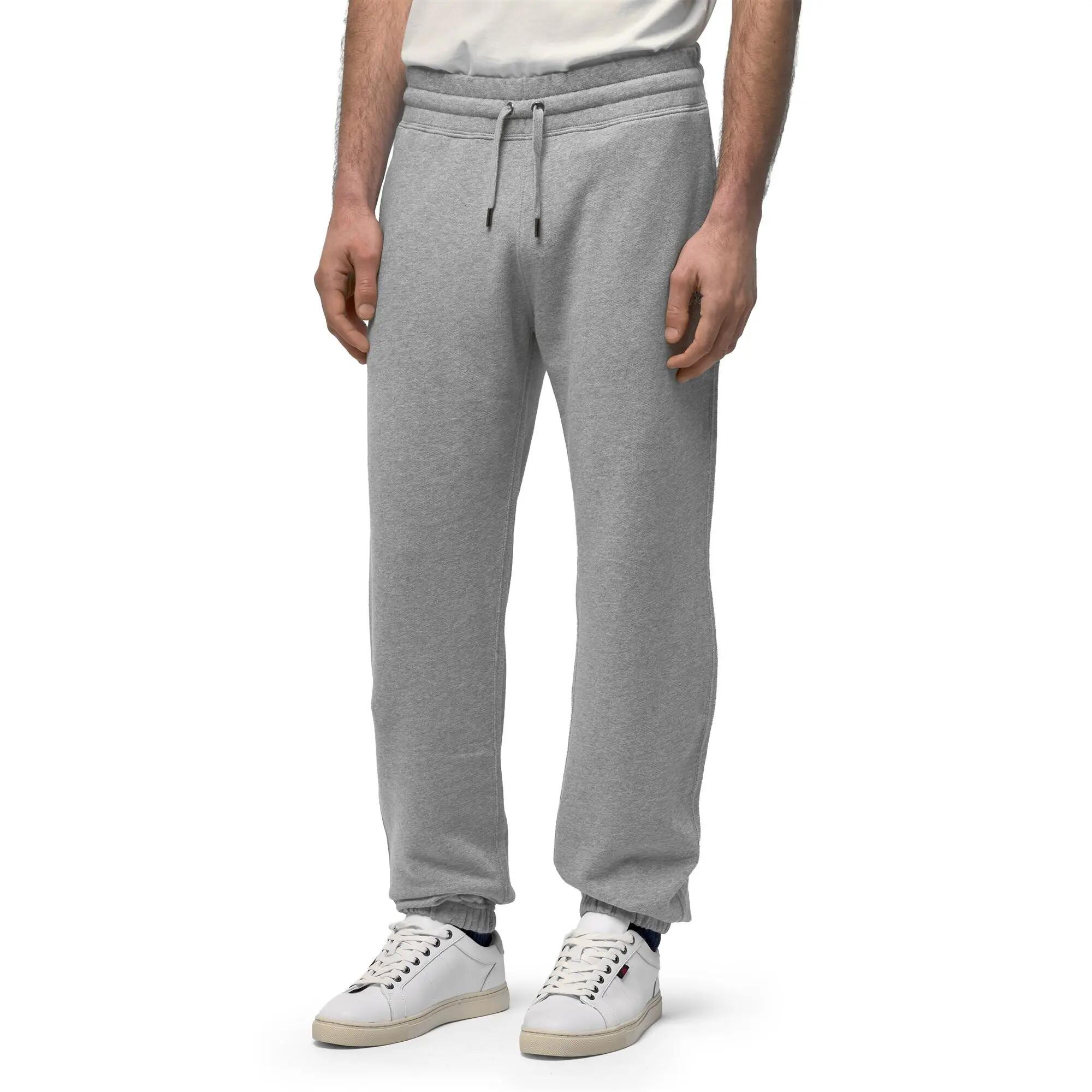 Pantaloni tuta da uomo in cotone grigio da lifestyle 4/6