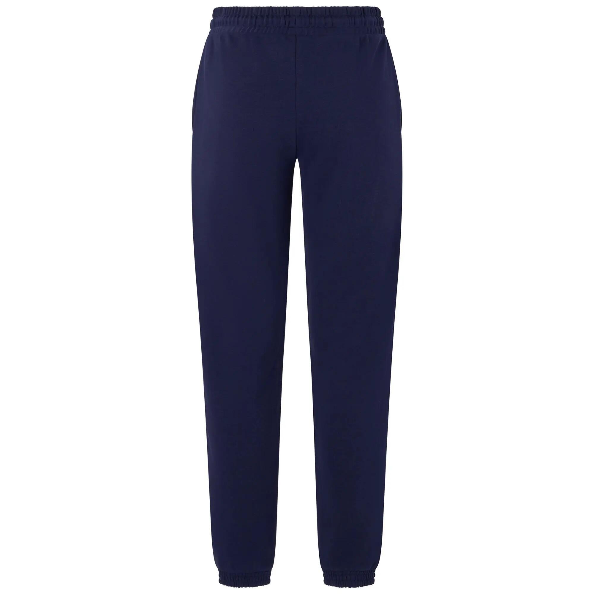 Pantaloni tuta da donna in cotone blu da sportivo 4/7