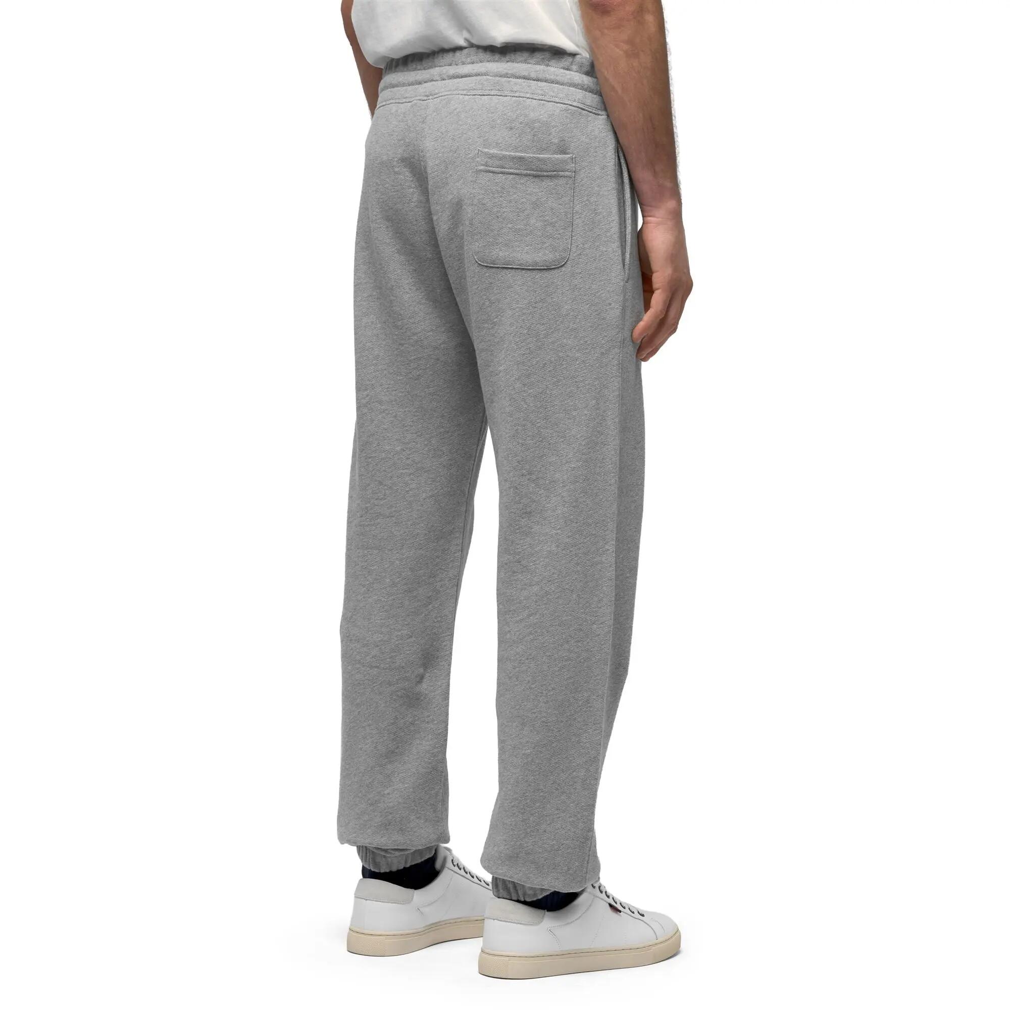 Pantaloni tuta da uomo in cotone grigio da lifestyle 5/6