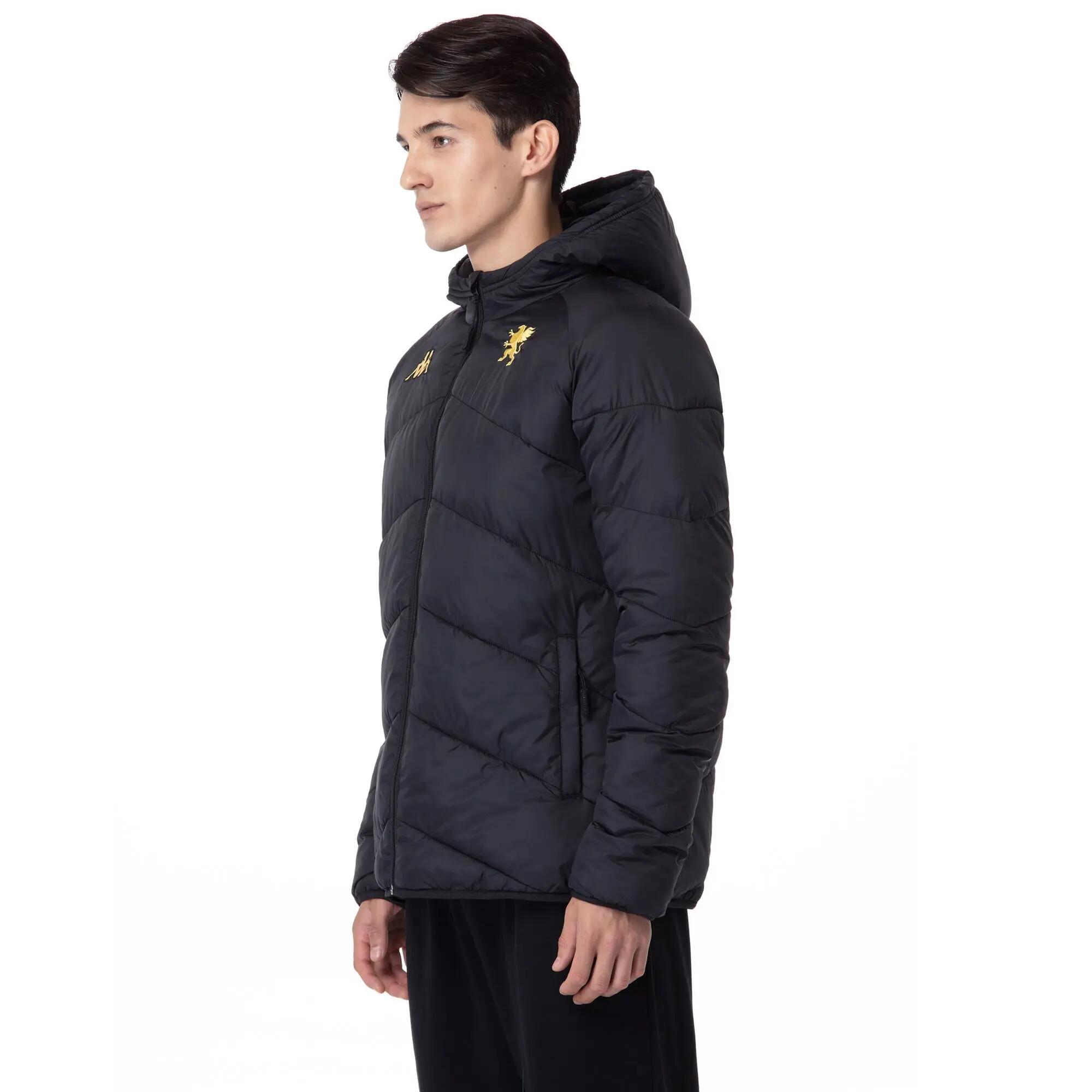 Blouson pour garçon noir pour football 3/4