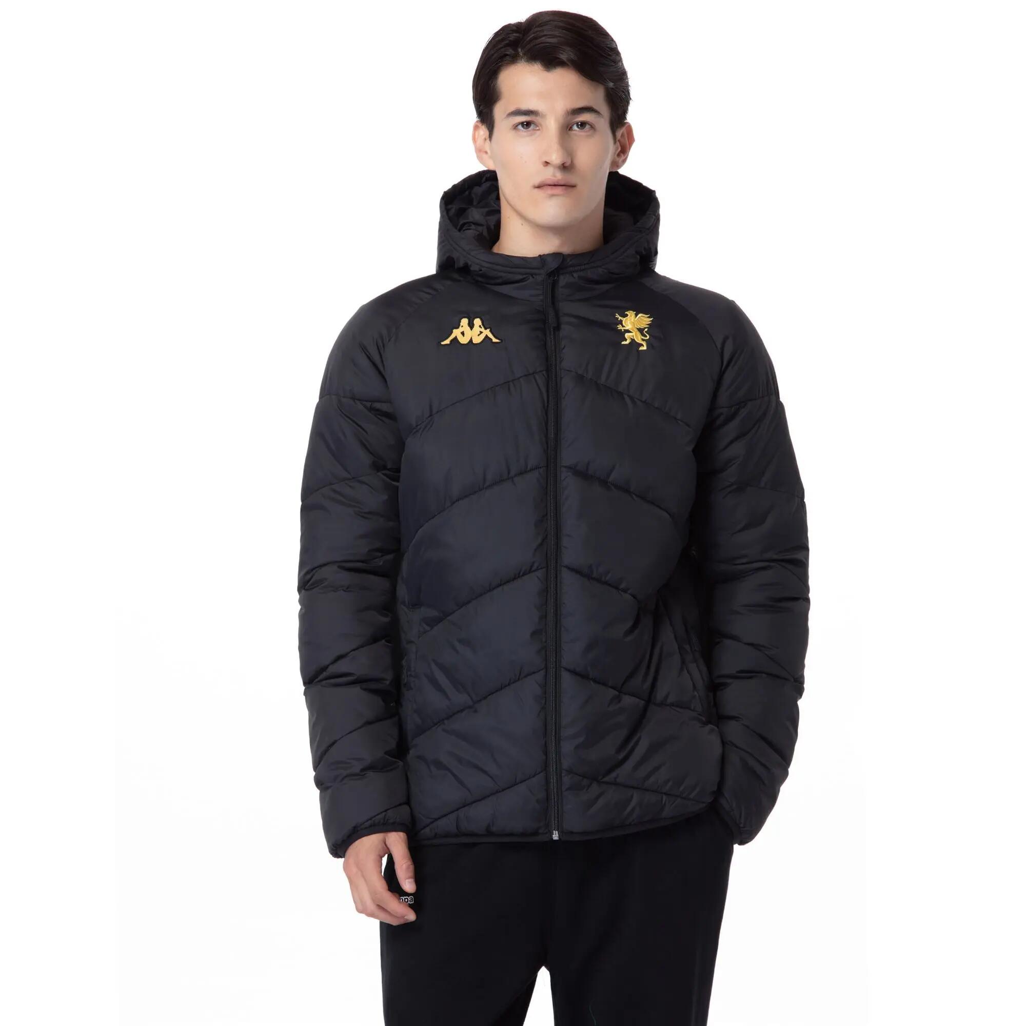 Blouson pour garçon noir pour football 2/4