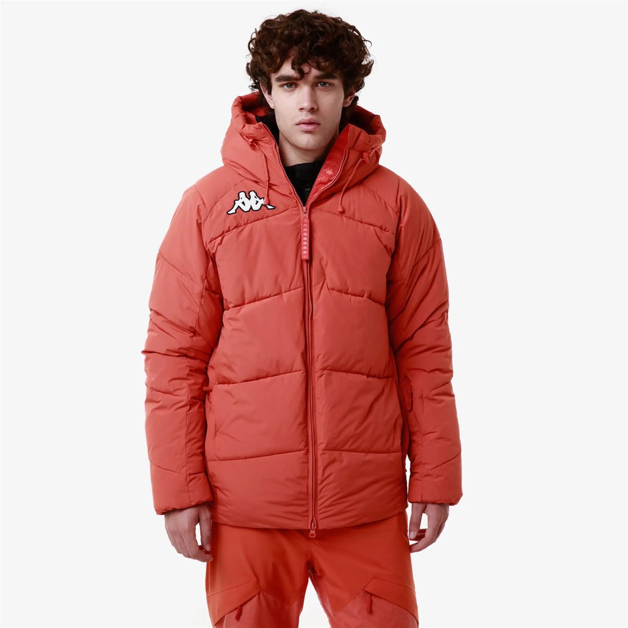 Blouson pour homme orange pour ski 5/7