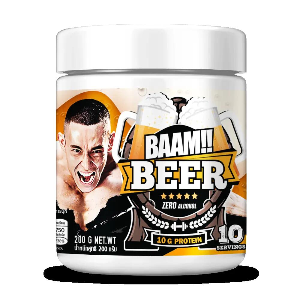 WHEY PROTEIN BEER FLAVOUR BAAM - 10 SERVINGS ZERO ALCOHOL