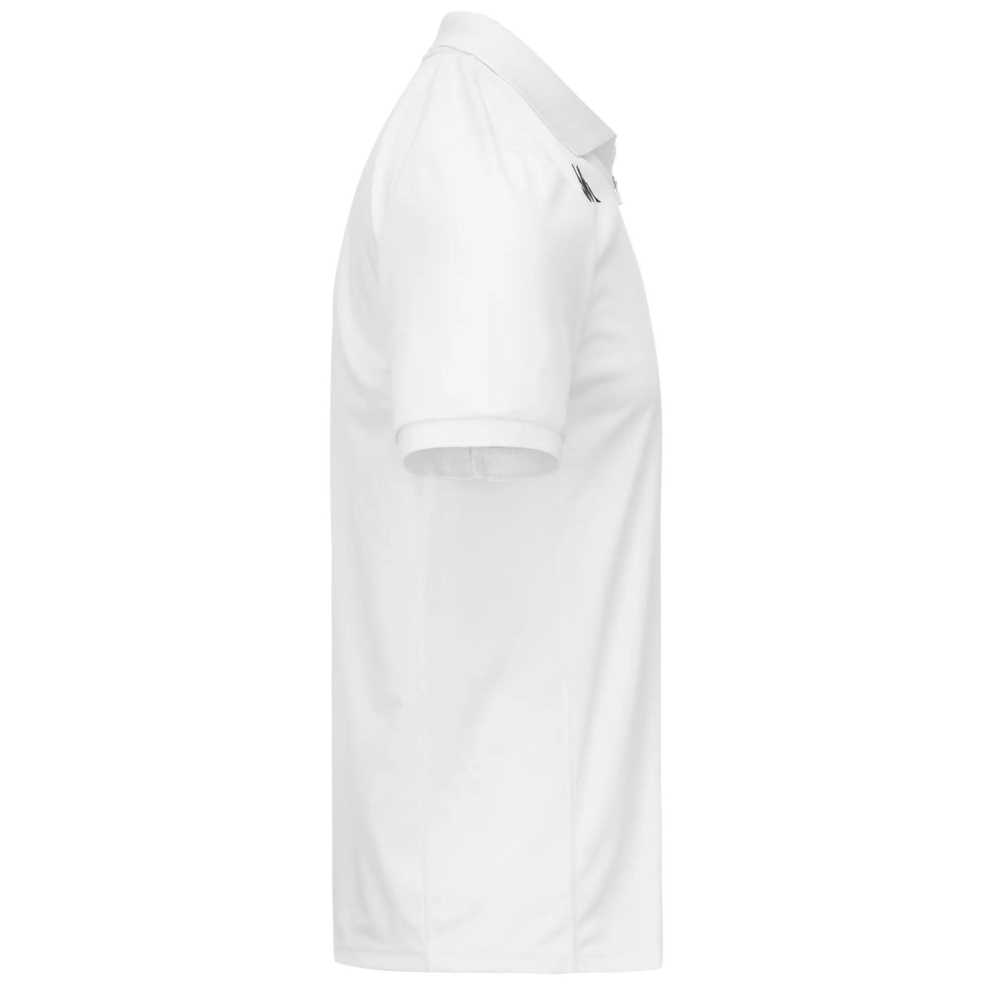 Polo da bambino in poliestere bianco da golf 2/5