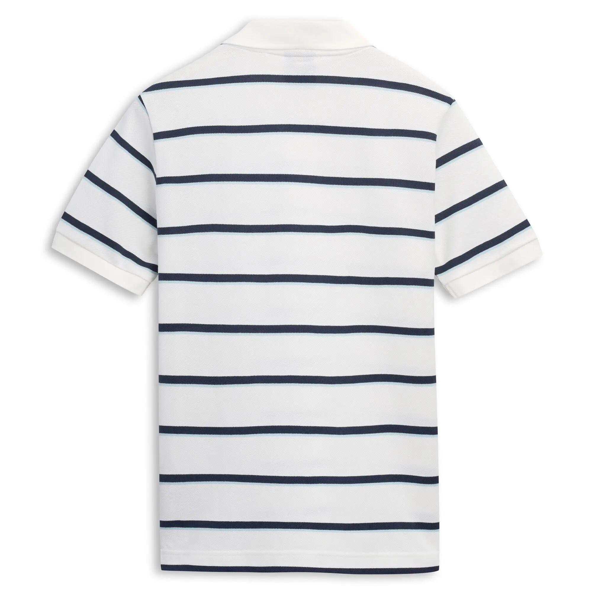 Polo da uomo in cotone bianco da lifestyle 2/3