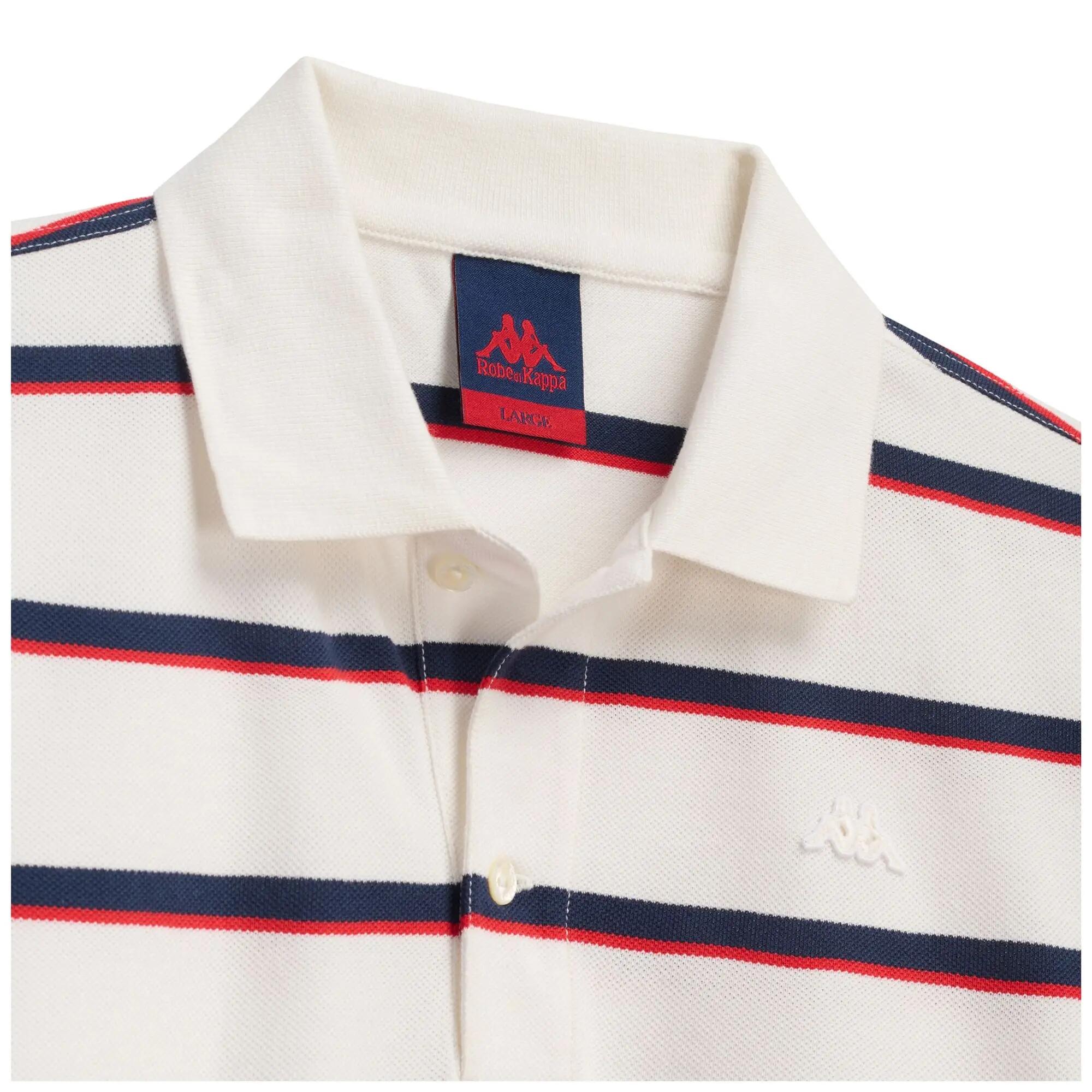 Polo da uomo in cotone bianco da lifestyle 3/6