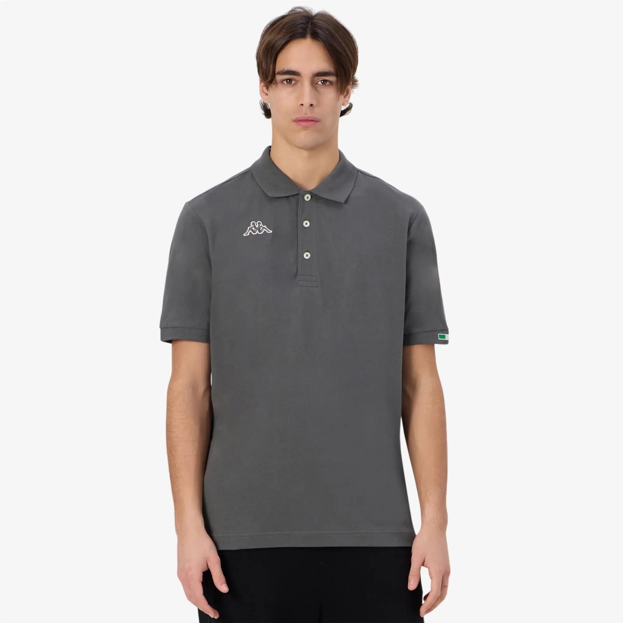 Polo gris para hombre deportivo 4/7