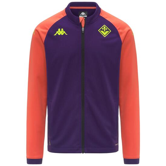 Sweat-shirt zippé pour homme violet pour football