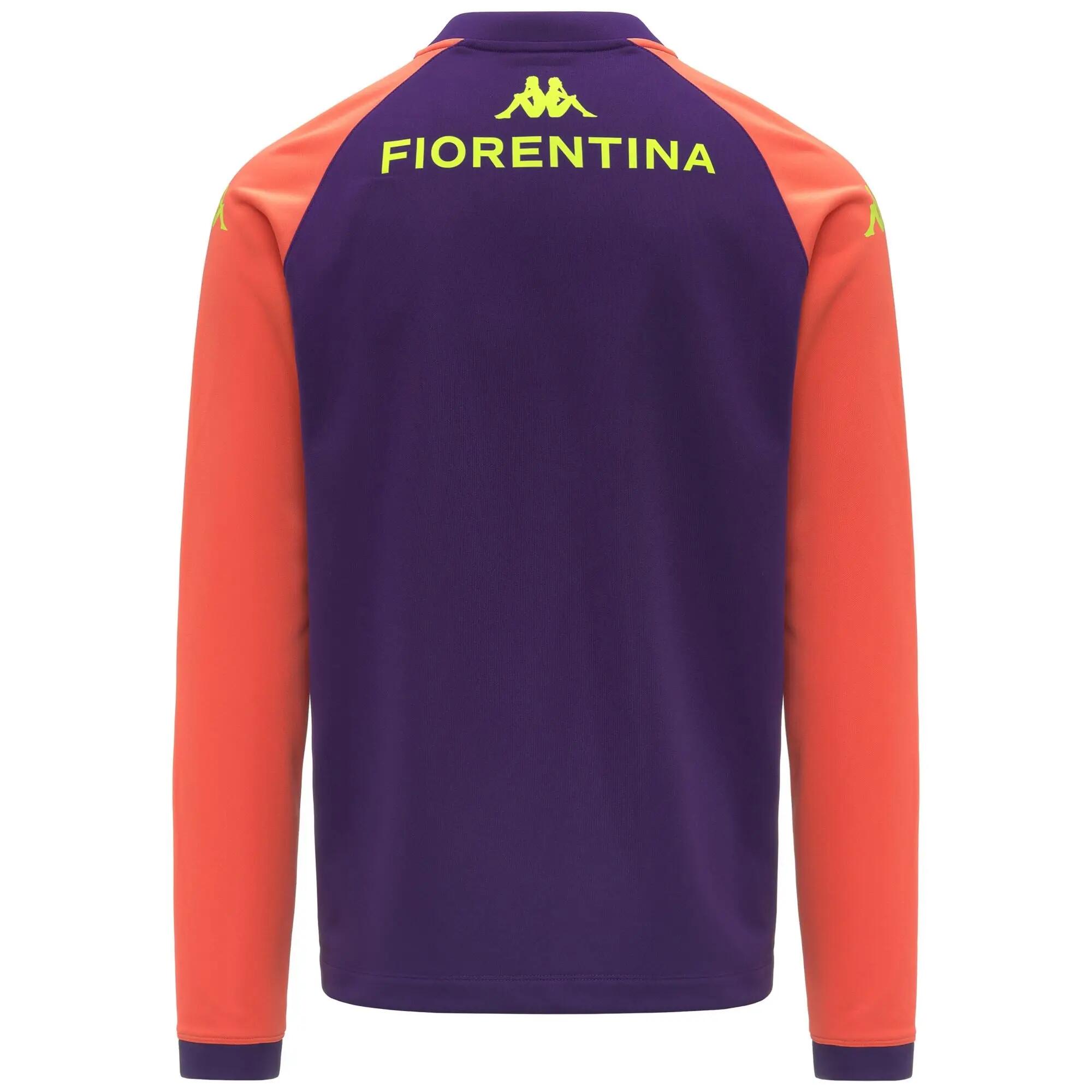 Felpa con Zip ACF Fiorentina da Bambino in Poliestere riciclato Viola 3/3