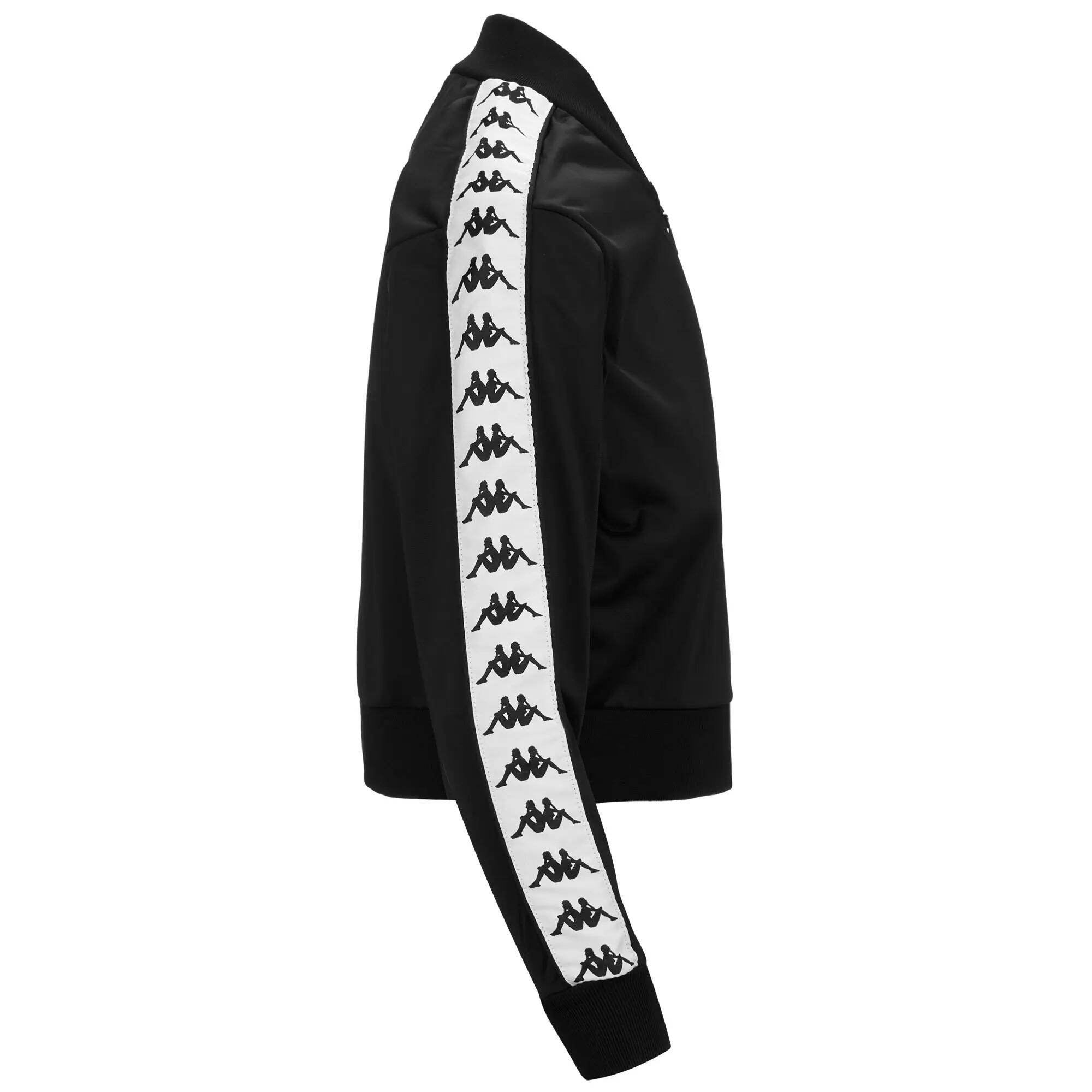 Sweat-shirt zippé pour femme noir pour sport street 2/5