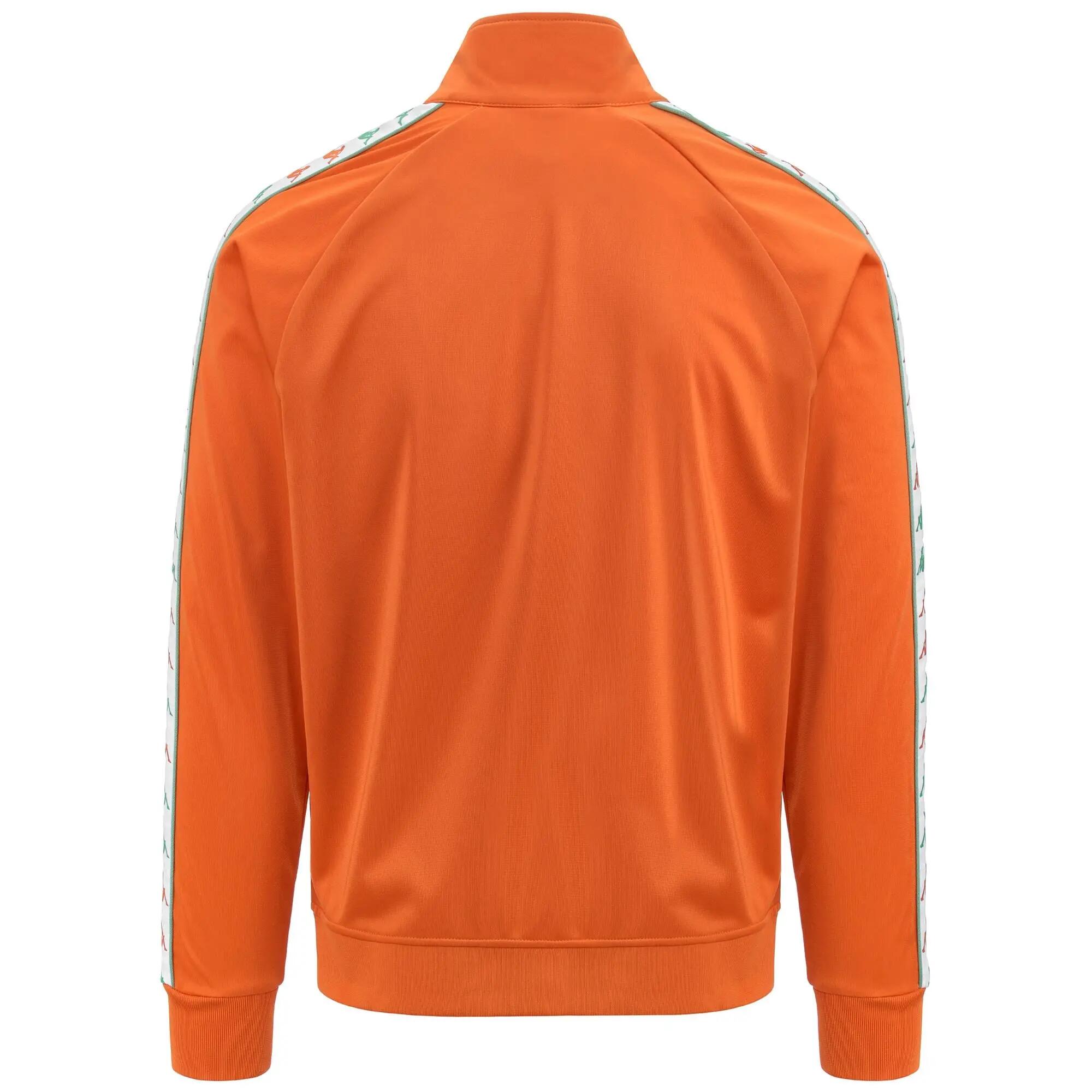 Sweat-shirt zippé pour homme orange pour sport street 3/5