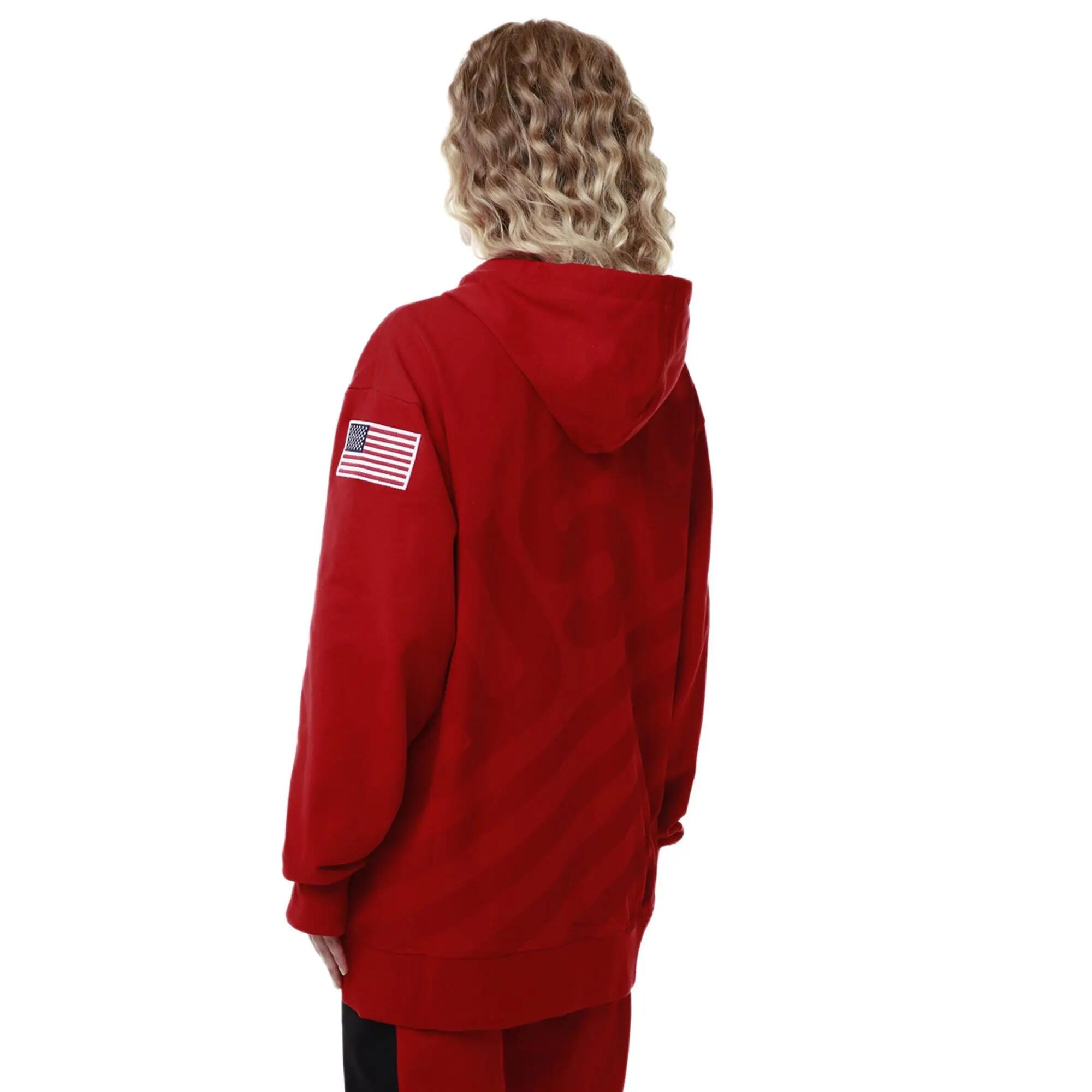 Sweat-shirt pour homme / femme rouge pour ski 6/7
