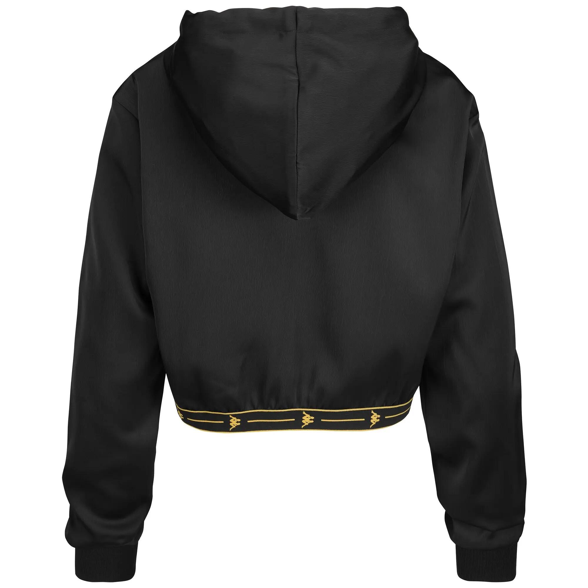 Sweat-shirt pour femme noir pour sport street 2/4