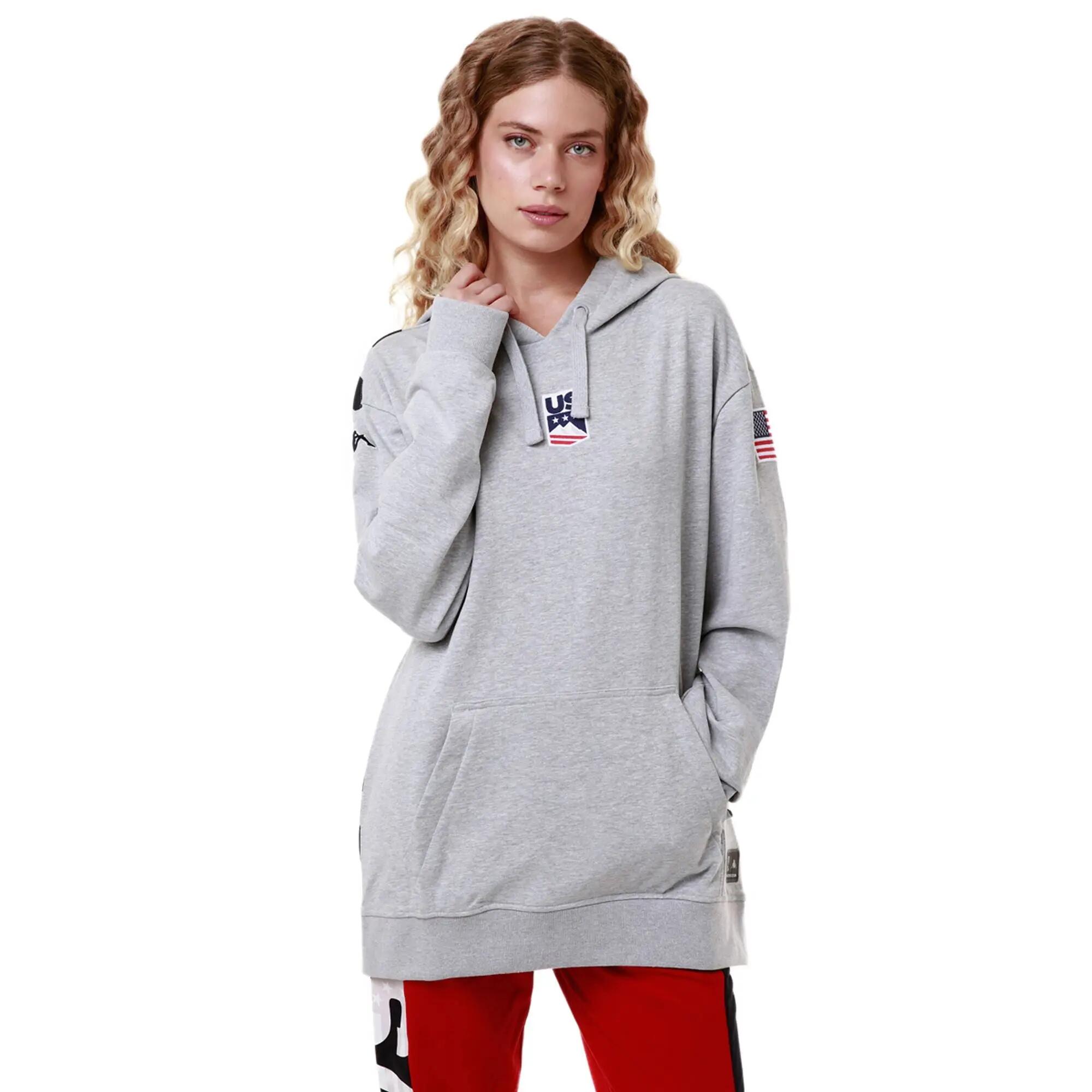 Sweat-shirt pour homme / femme gris pour ski 5/7