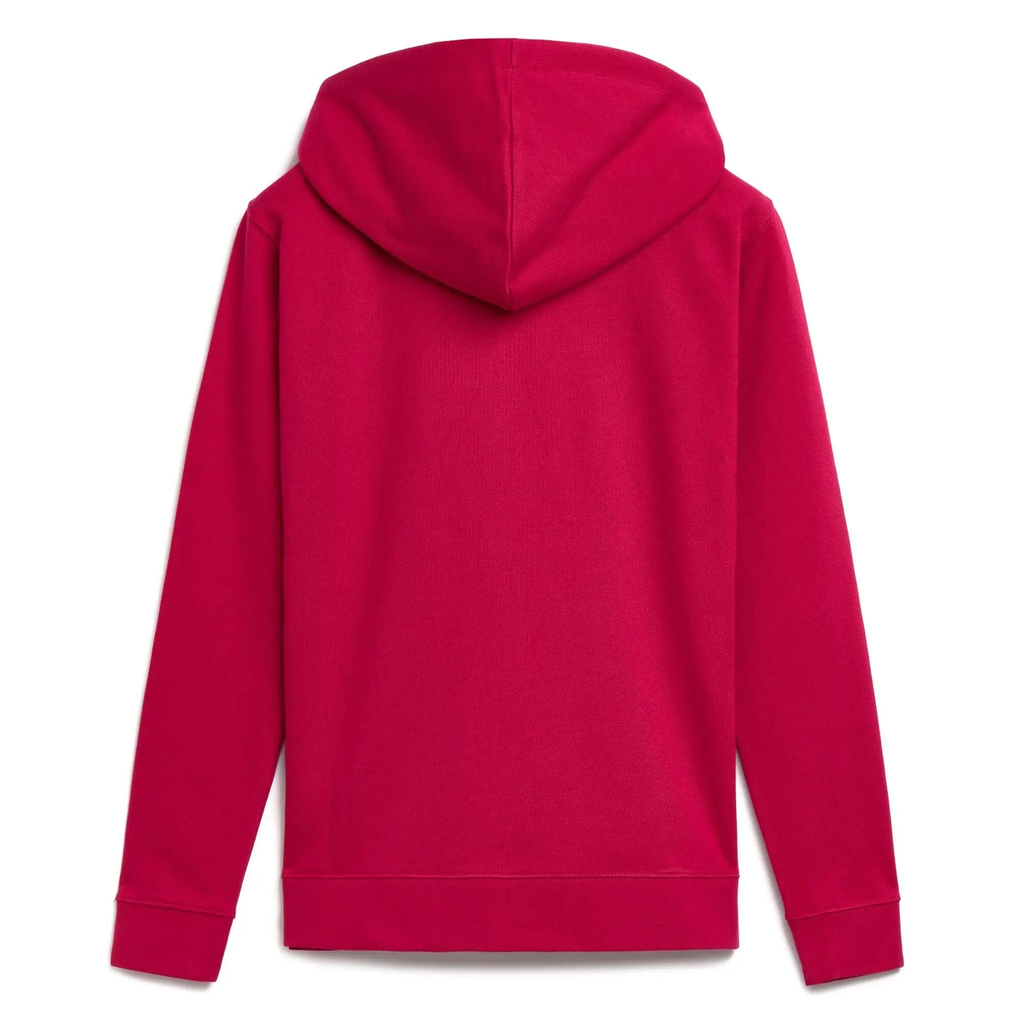 Sweat-shirt zippé pour femme rouge pour lifestyle 2/3