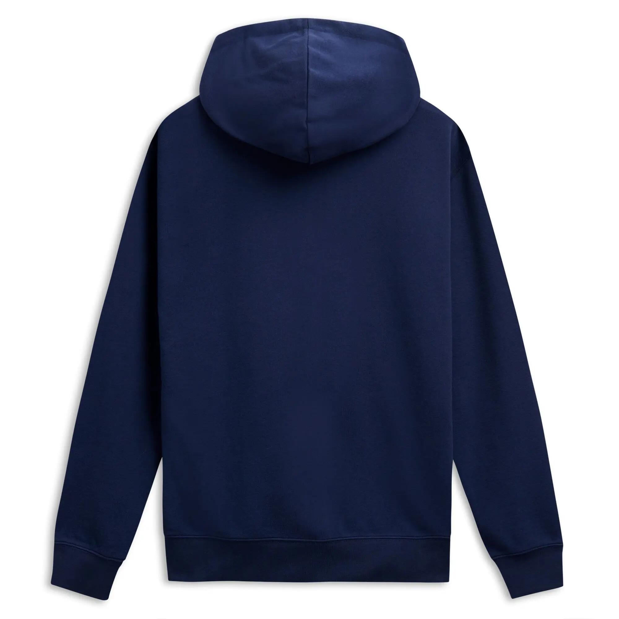 Felpa con zip da donna in cotone blu da lifestyle 2/3