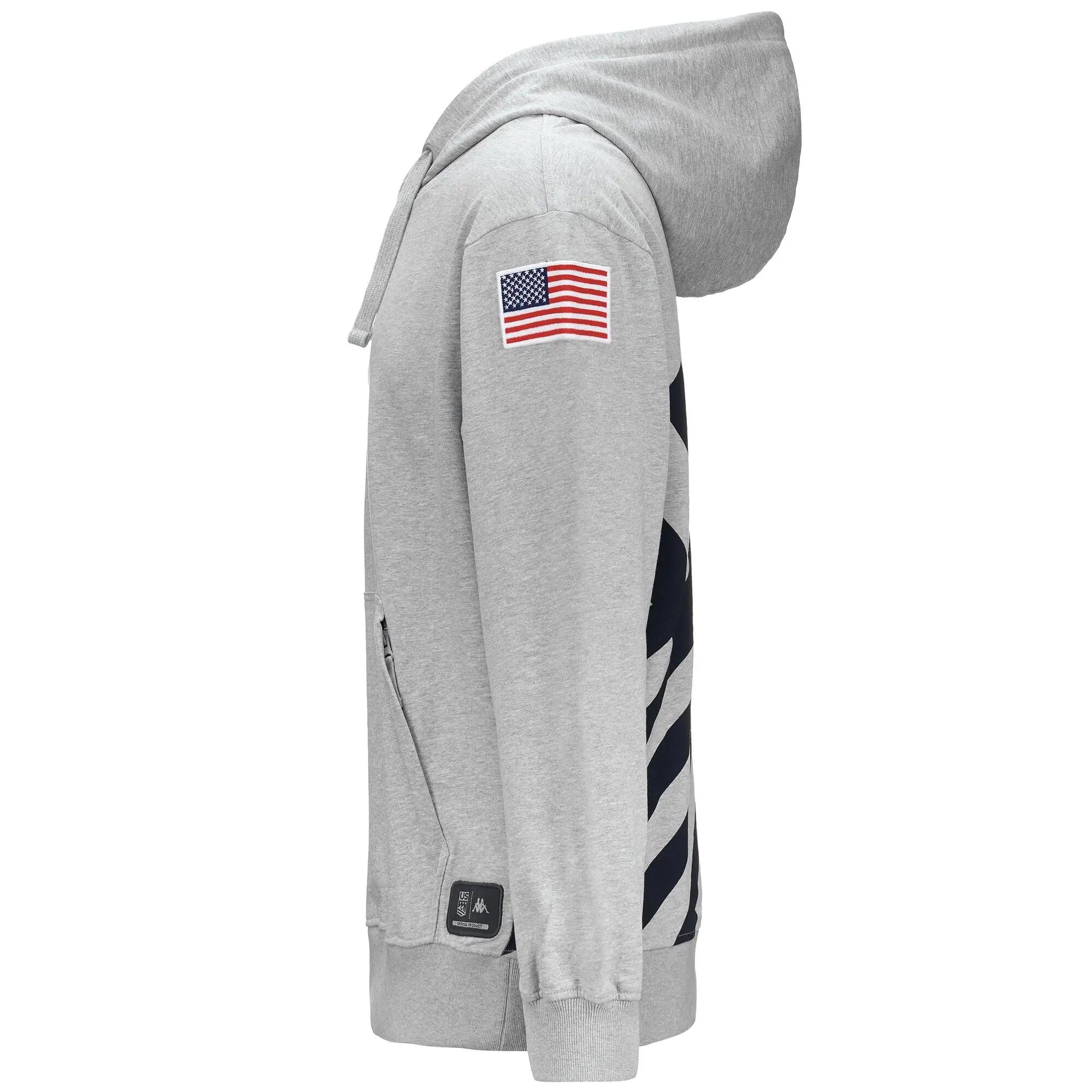 Sweat-shirt pour homme / femme gris pour ski 3/7