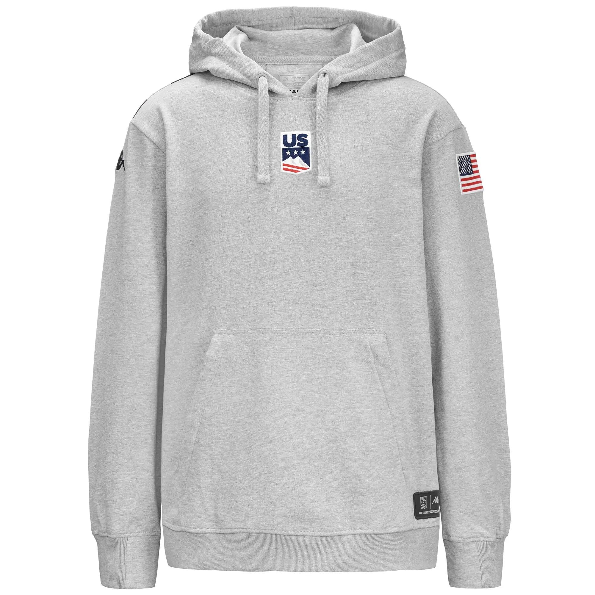 Sweat-shirt pour homme / femme gris pour ski 2/7