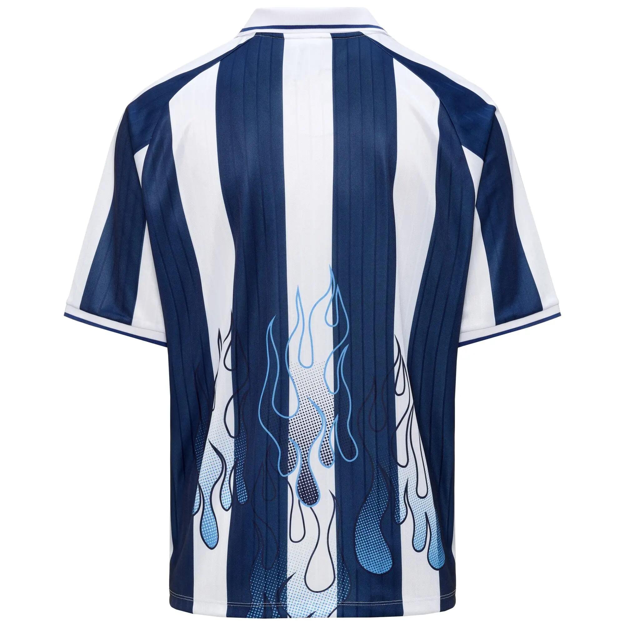 T-shirt da uomo in poliestere bianco da streetwear sportivo 3/3
