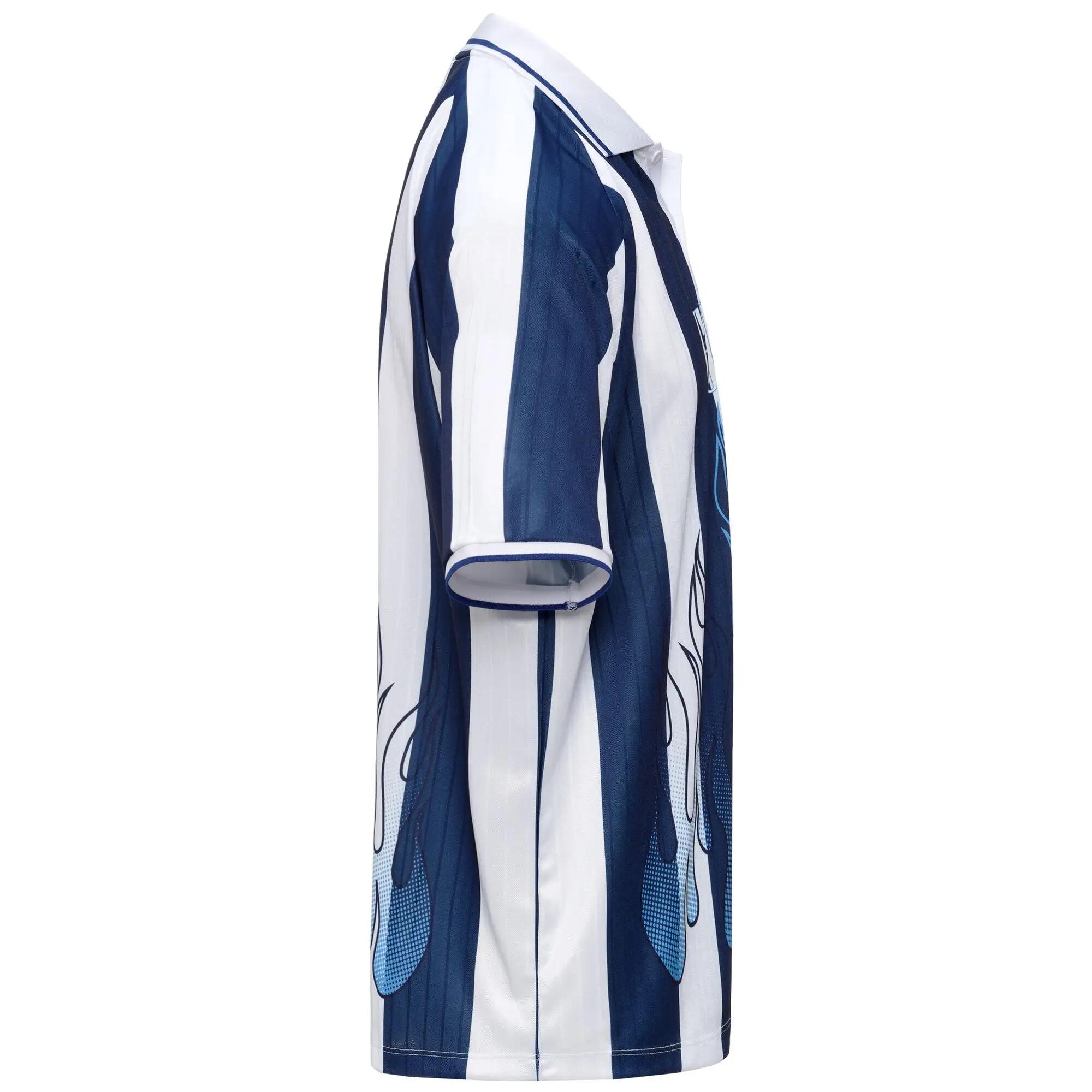 T-shirt da uomo in poliestere bianco da streetwear sportivo 2/3