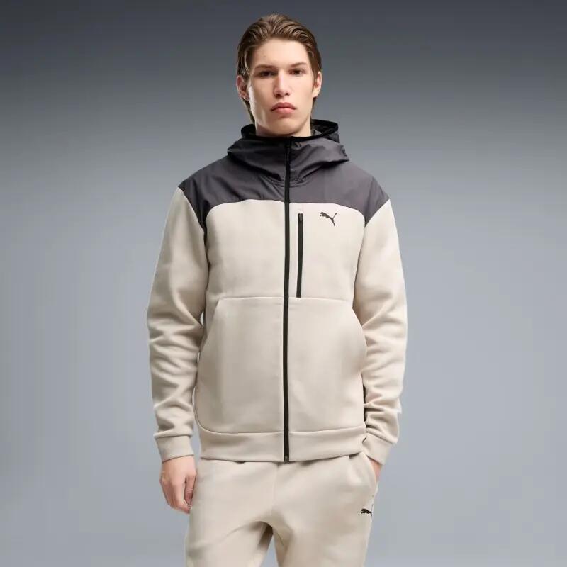 Sudadera - Vida activa - Cremallera, Capucha - PUMATECH Beige 4/10