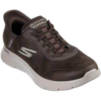 Sneakers skechers go walk flex - smooth motion, bruin, mannen