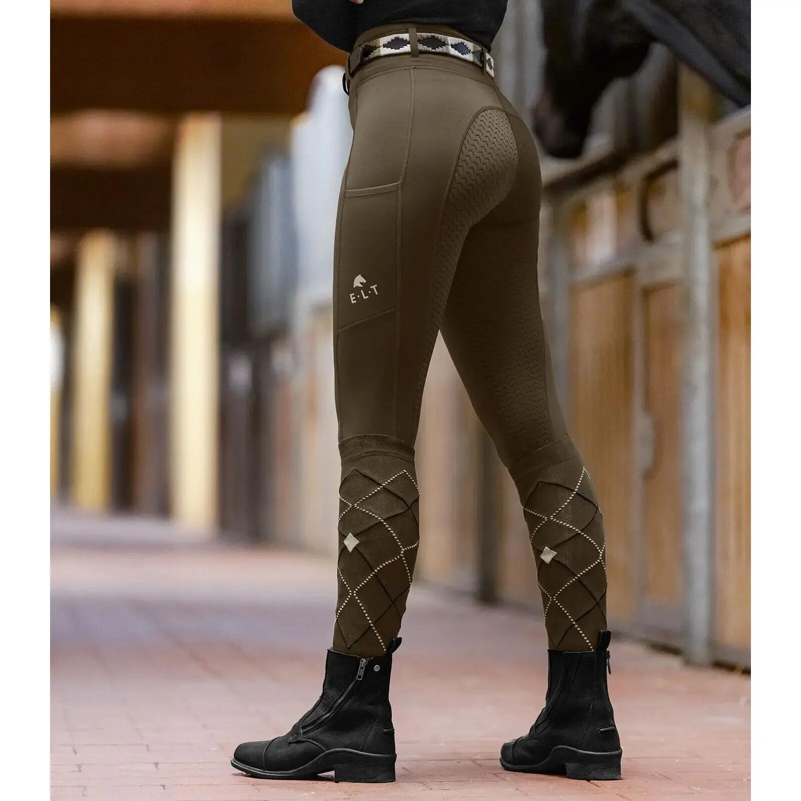Calze da equitazione da donna ELT Argyle 3/3